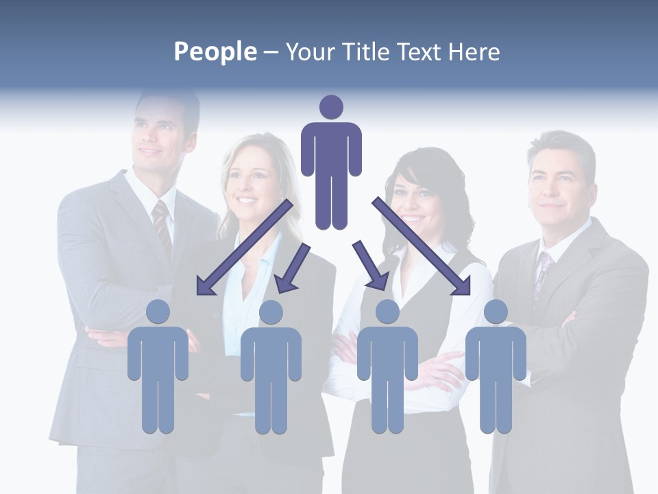 Successful Worker Businessman PowerPoint Template