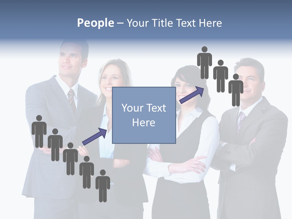 Successful Worker Businessman PowerPoint Template