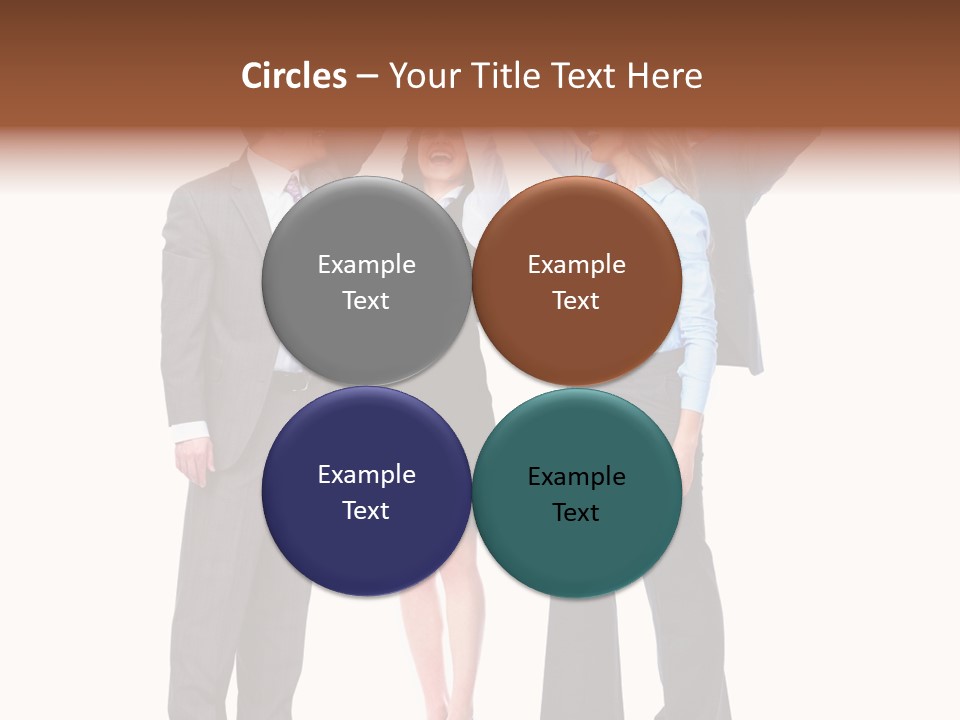 Positive Employees Corporate PowerPoint Template