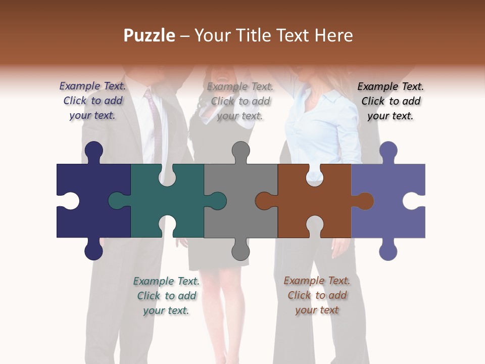 Positive Employees Corporate PowerPoint Template