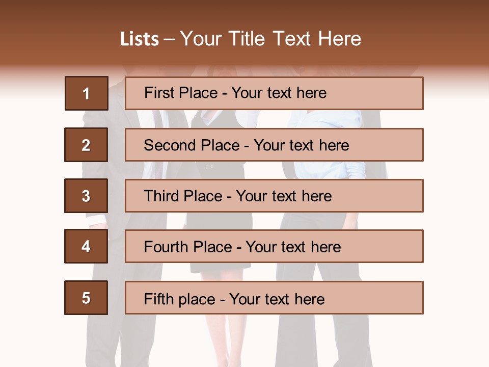 Positive Employees Corporate PowerPoint Template