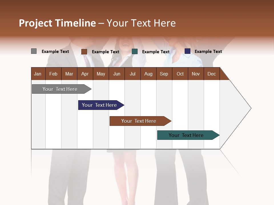 Positive Employees Corporate PowerPoint Template