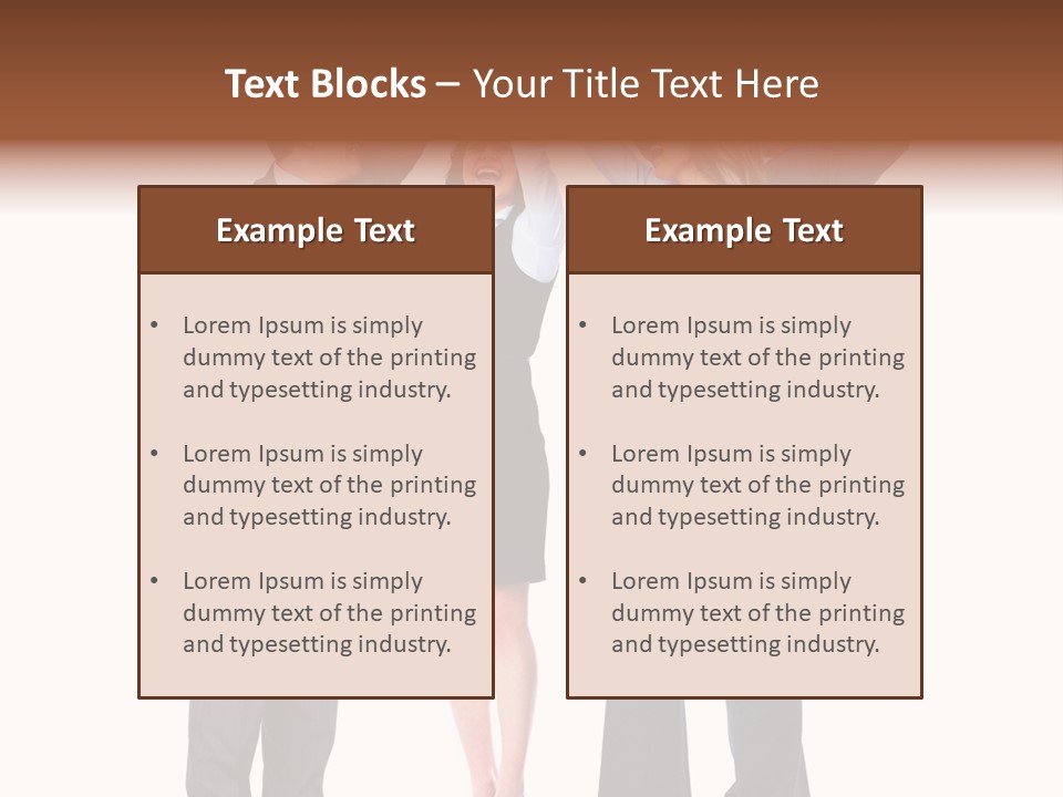 Positive Employees Corporate PowerPoint Template