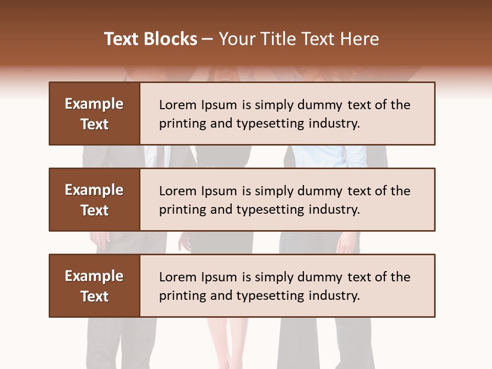 Positive Employees Corporate PowerPoint Template