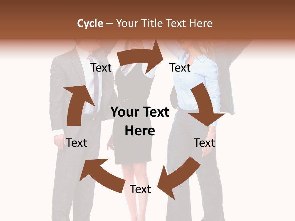 Positive Employees Corporate PowerPoint Template