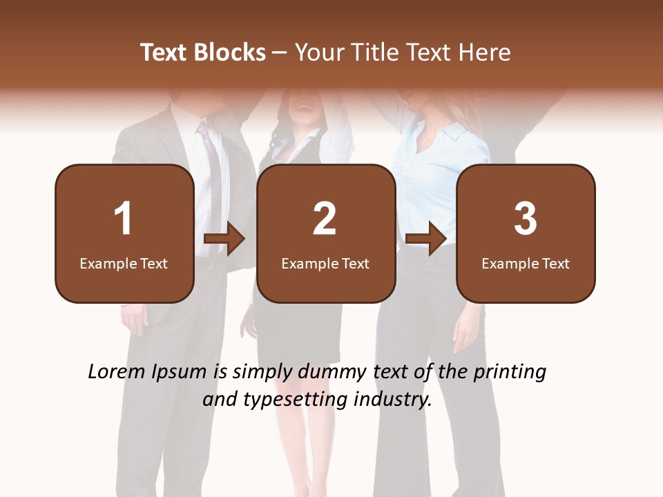Positive Employees Corporate PowerPoint Template