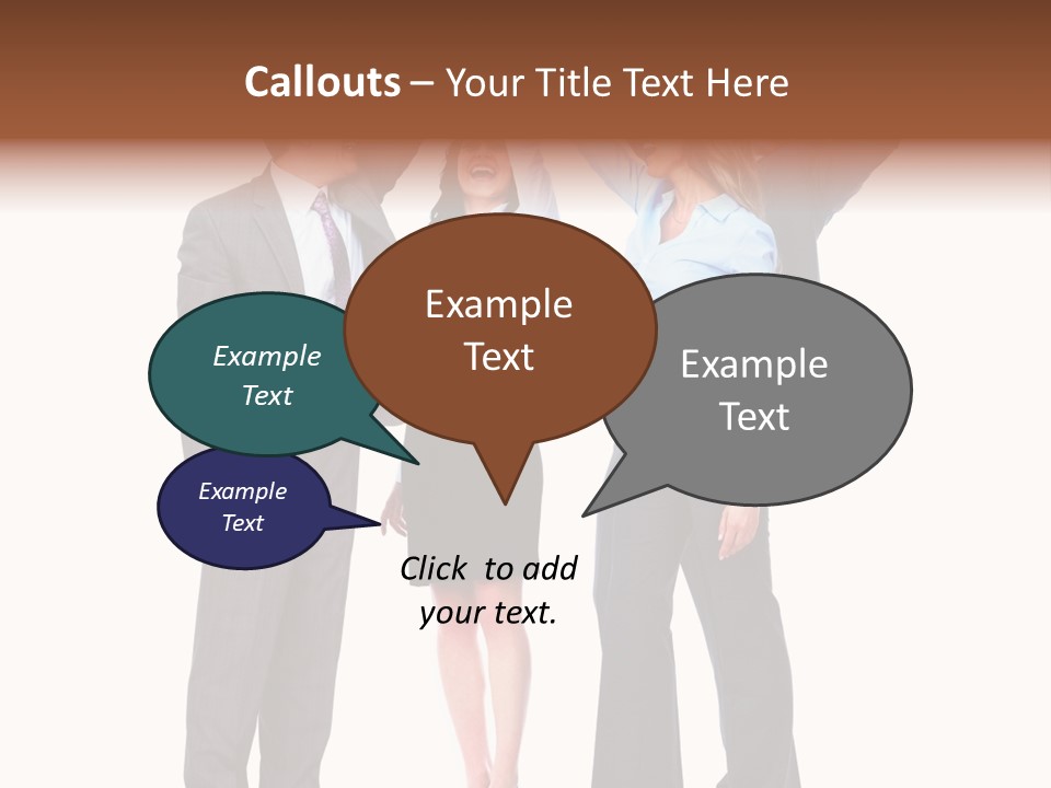 Positive Employees Corporate PowerPoint Template