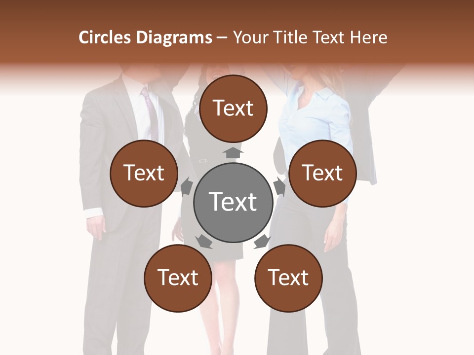 Positive Employees Corporate PowerPoint Template