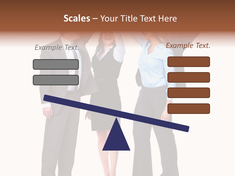 Positive Employees Corporate PowerPoint Template