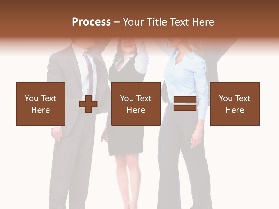 Positive Employees Corporate PowerPoint Template