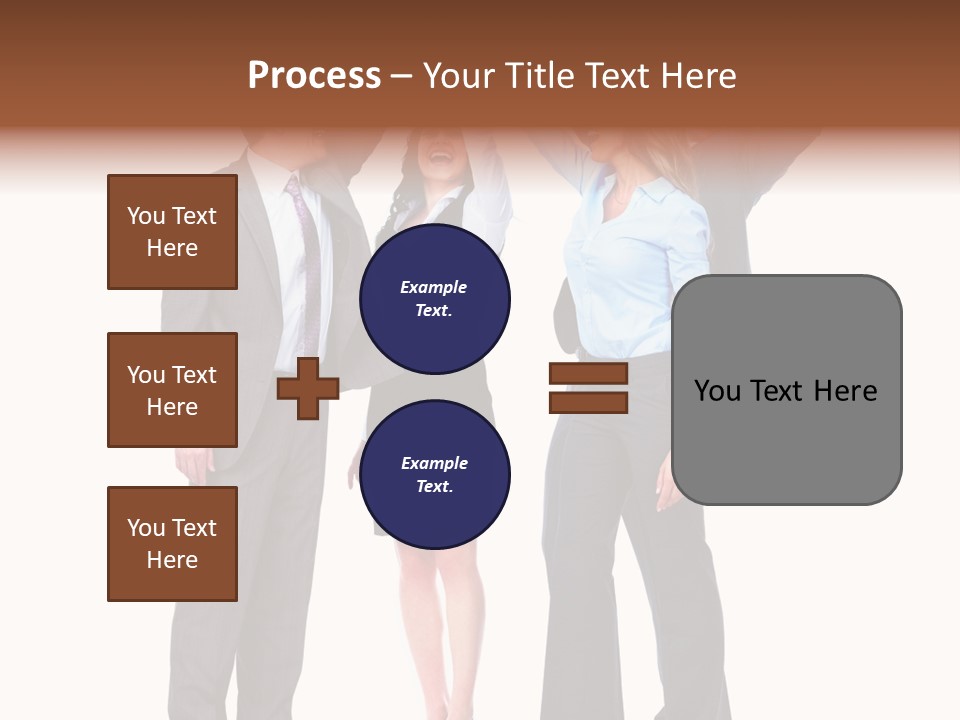 Positive Employees Corporate PowerPoint Template