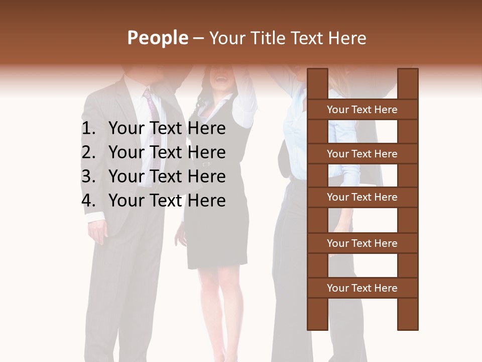 Positive Employees Corporate PowerPoint Template