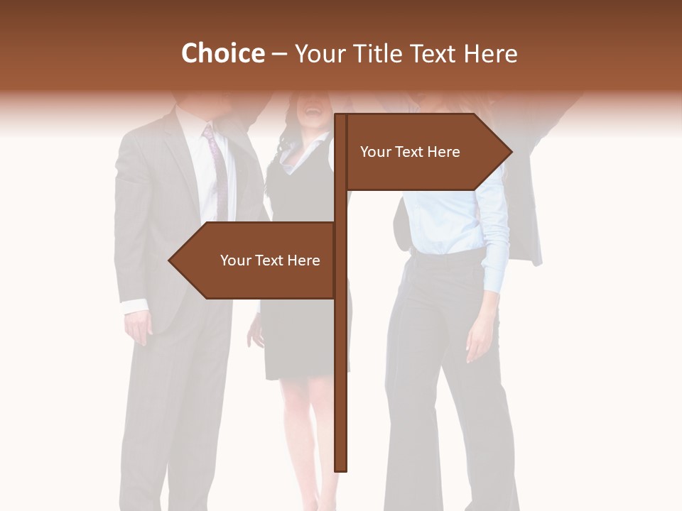 Positive Employees Corporate PowerPoint Template