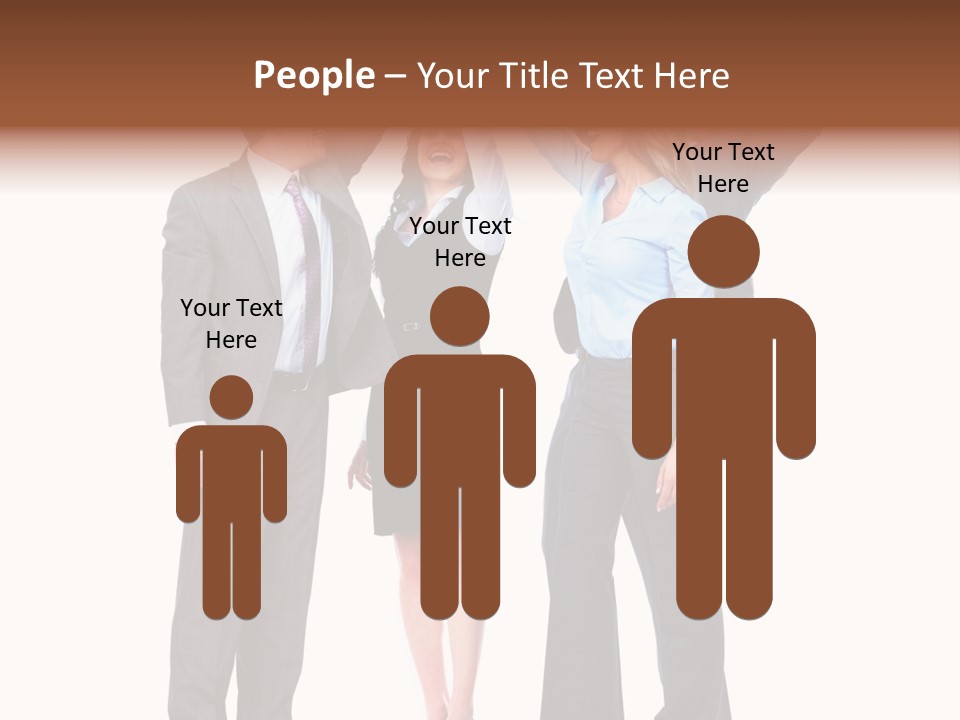 Positive Employees Corporate PowerPoint Template