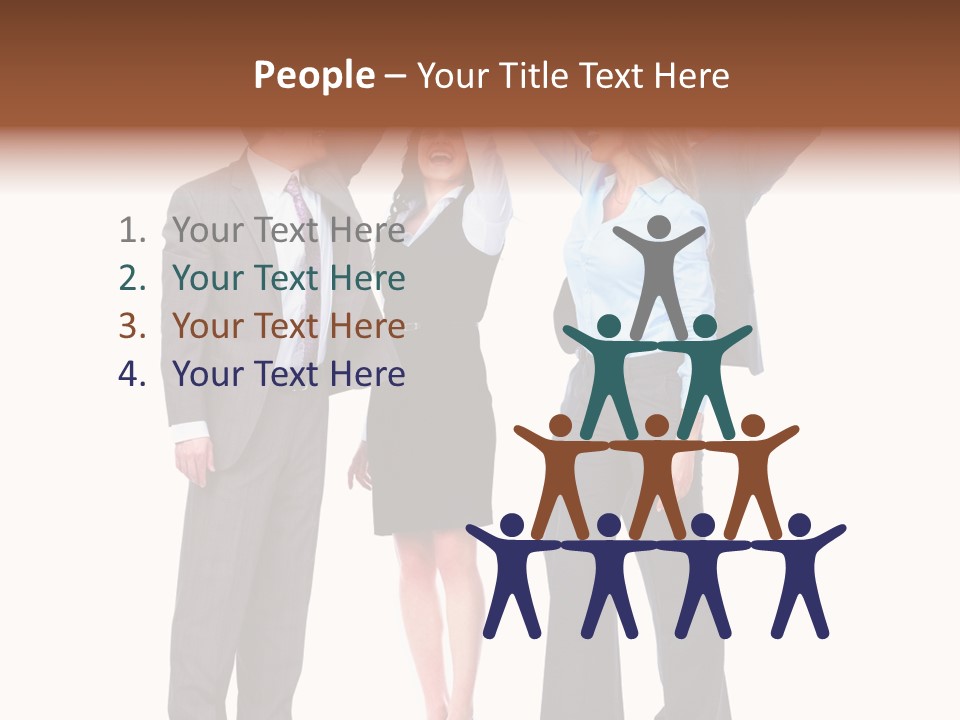 Positive Employees Corporate PowerPoint Template