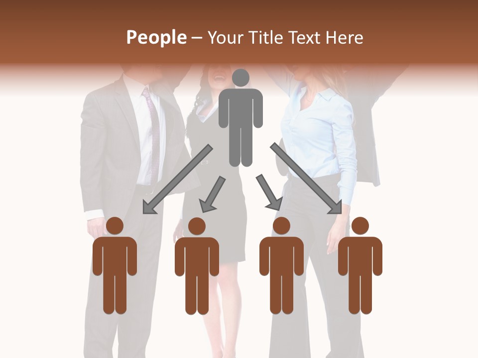 Positive Employees Corporate PowerPoint Template