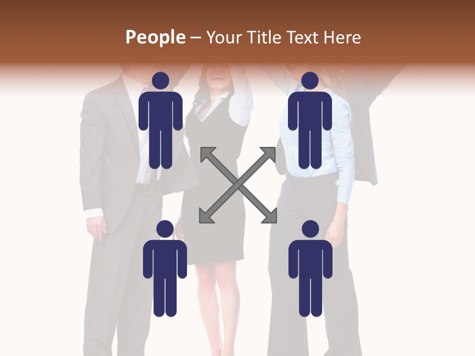 Positive Employees Corporate PowerPoint Template
