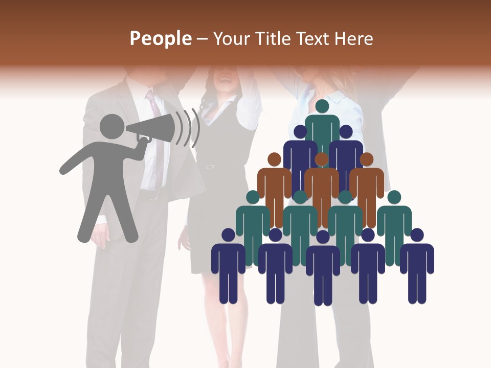 Positive Employees Corporate PowerPoint Template