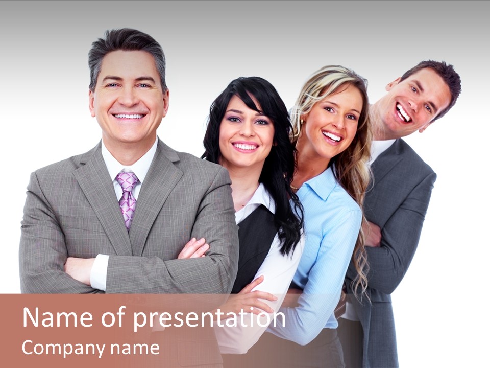 Entrepreneur Team People PowerPoint Template