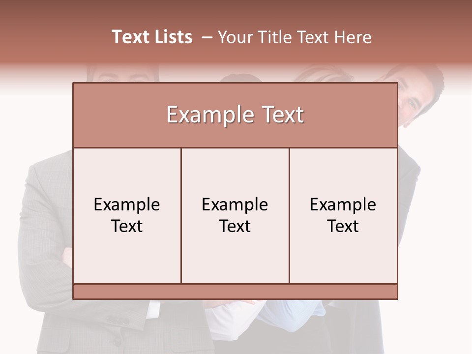 Entrepreneur Team People PowerPoint Template