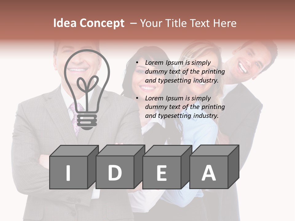 Entrepreneur Team People PowerPoint Template