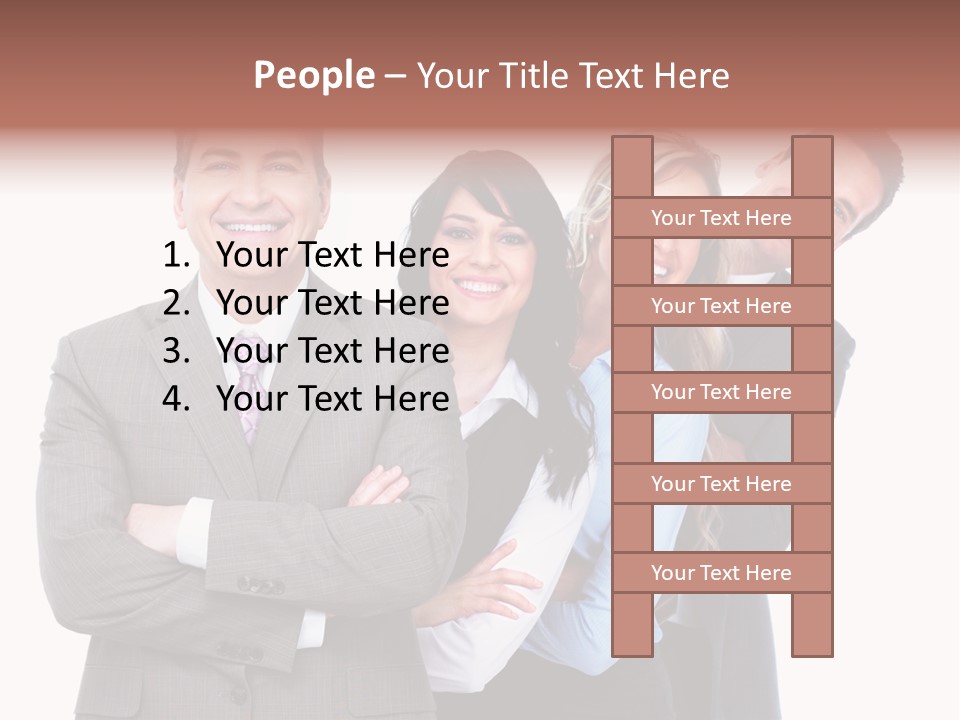 Entrepreneur Team People PowerPoint Template