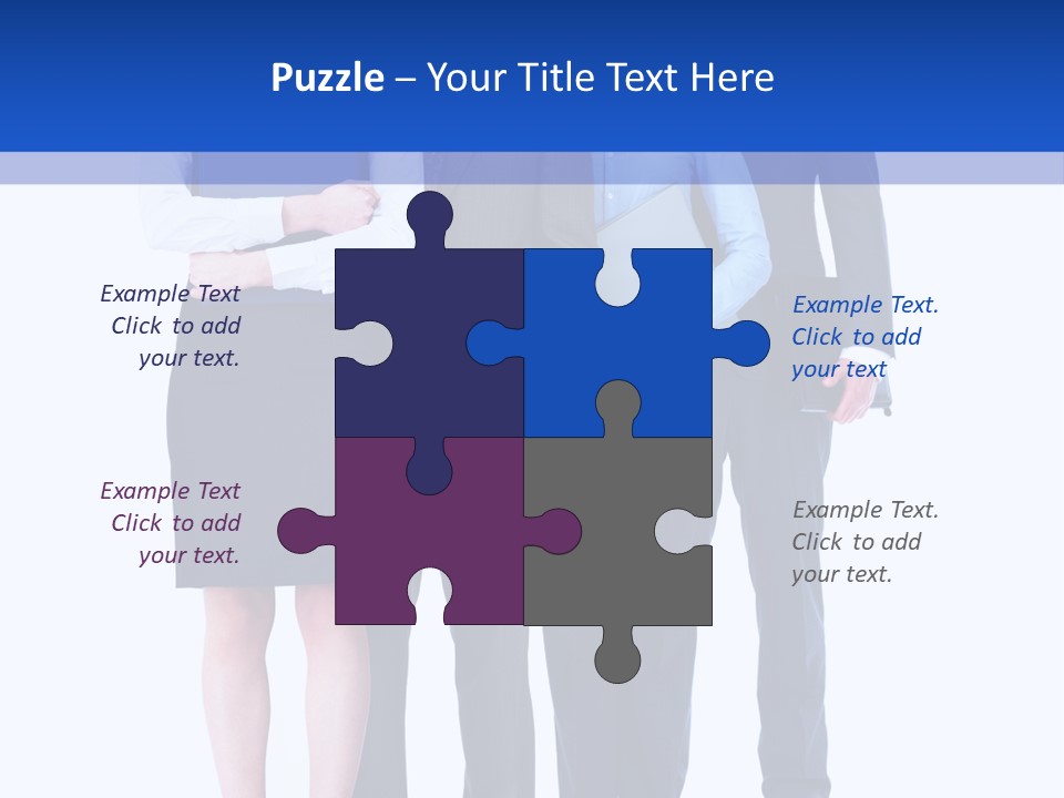 Business Teamwork Entrepreneur PowerPoint Template