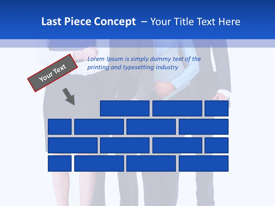 Business Teamwork Entrepreneur PowerPoint Template