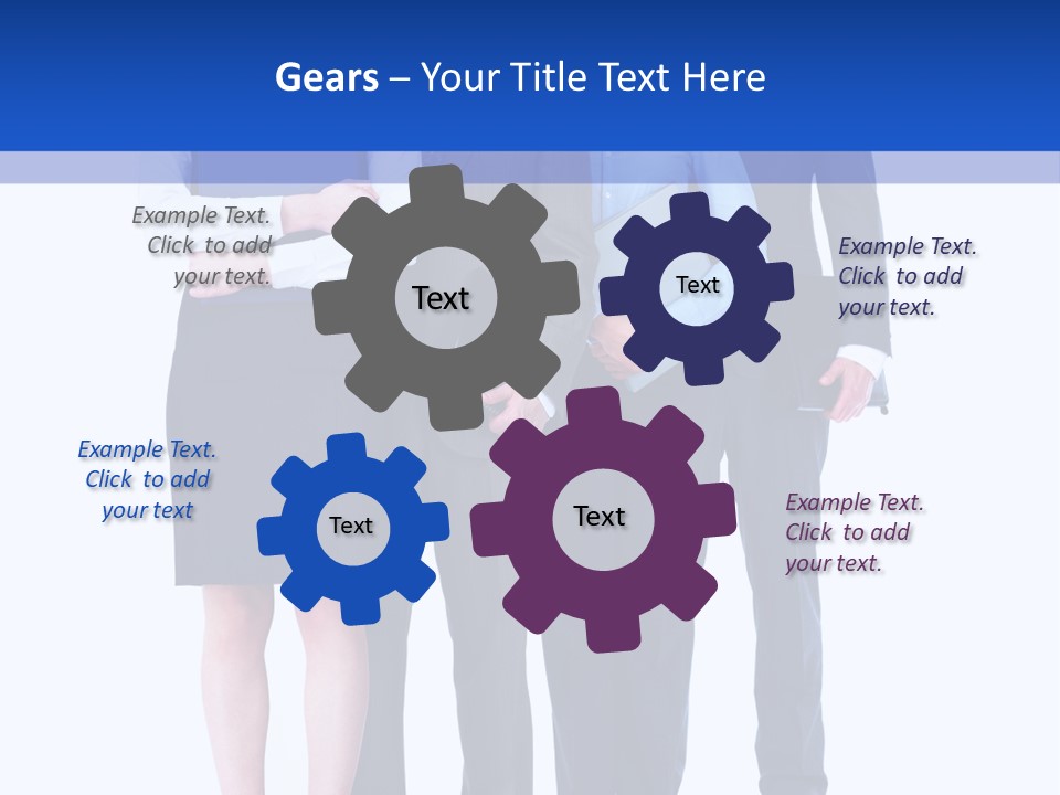 Business Teamwork Entrepreneur PowerPoint Template