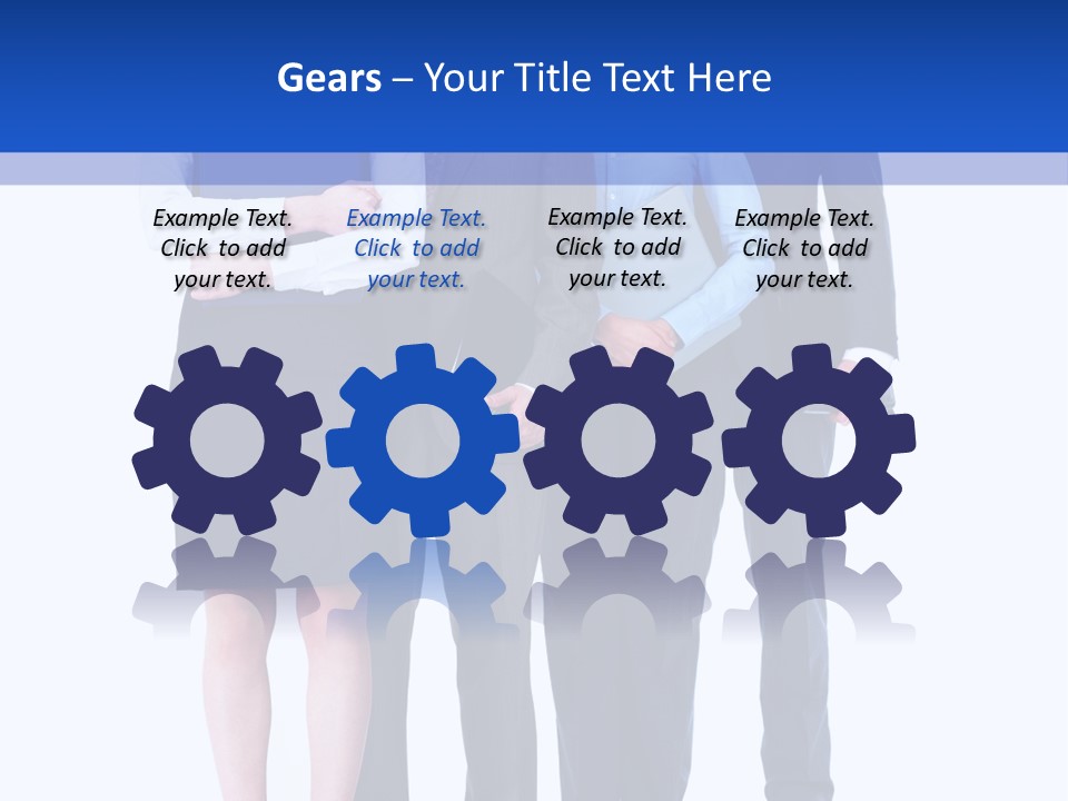 Business Teamwork Entrepreneur PowerPoint Template