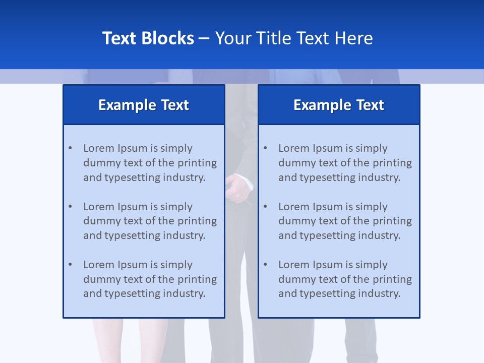 Business Teamwork Entrepreneur PowerPoint Template