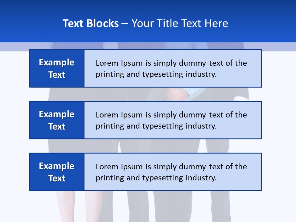 Business Teamwork Entrepreneur PowerPoint Template