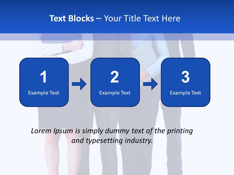 Business Teamwork Entrepreneur PowerPoint Template
