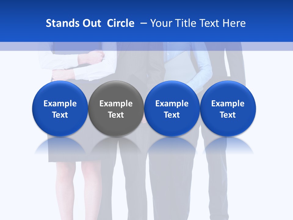 Business Teamwork Entrepreneur PowerPoint Template