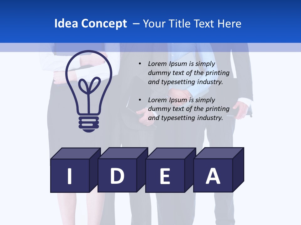 Business Teamwork Entrepreneur PowerPoint Template