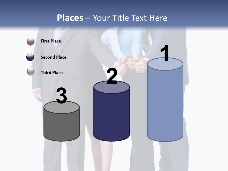 Gesture Businessman Teamwork PowerPoint Template