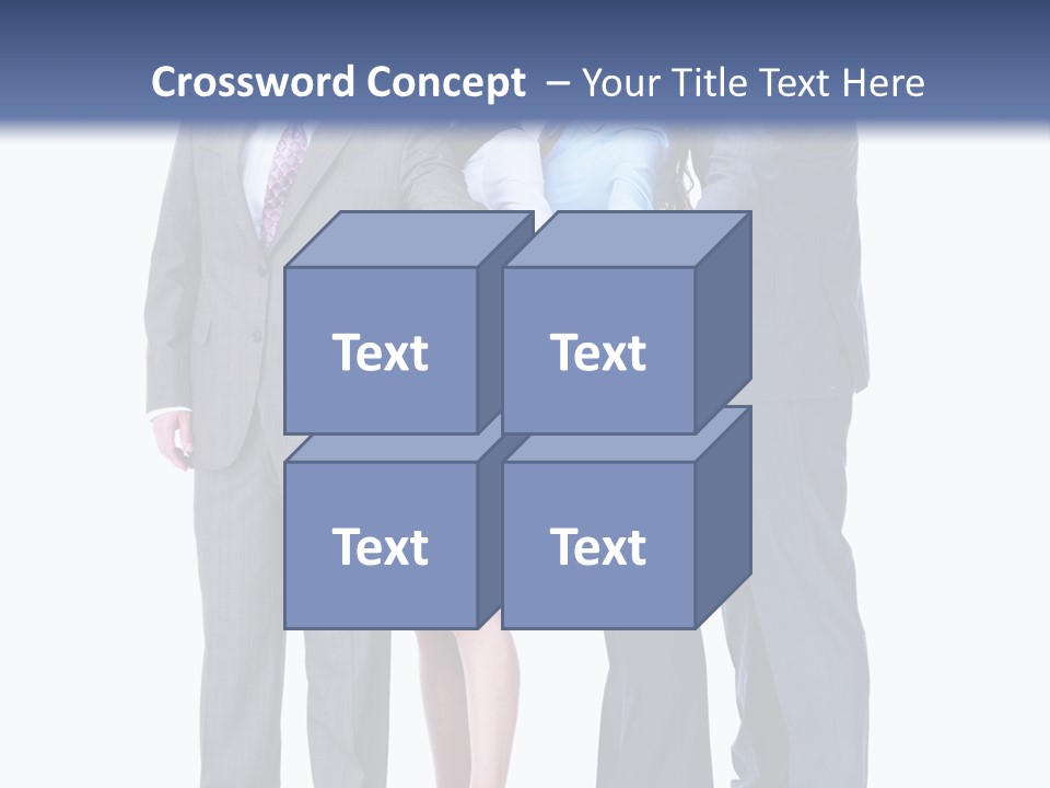 Gesture Businessman Teamwork PowerPoint Template
