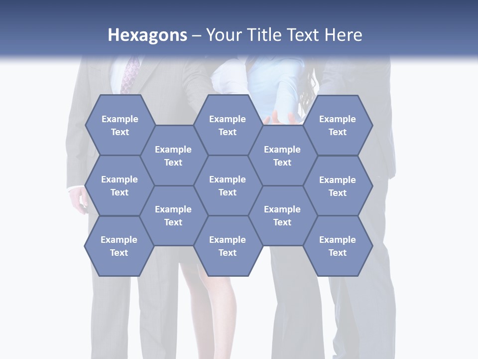 Gesture Businessman Teamwork PowerPoint Template