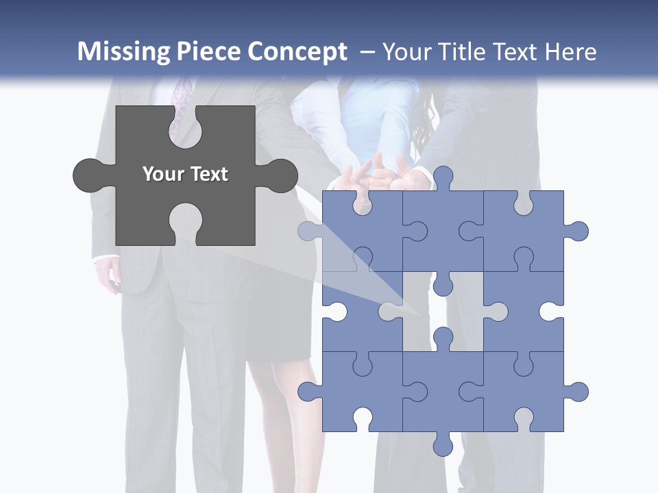 Gesture Businessman Teamwork PowerPoint Template