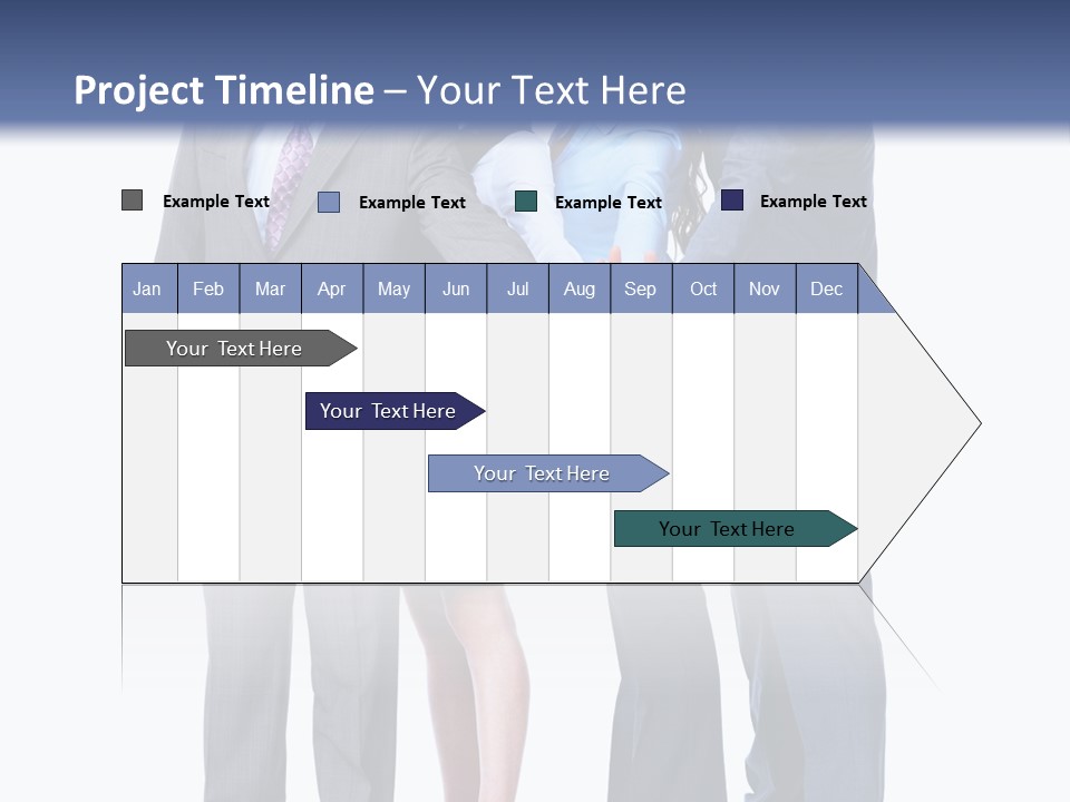 Gesture Businessman Teamwork PowerPoint Template