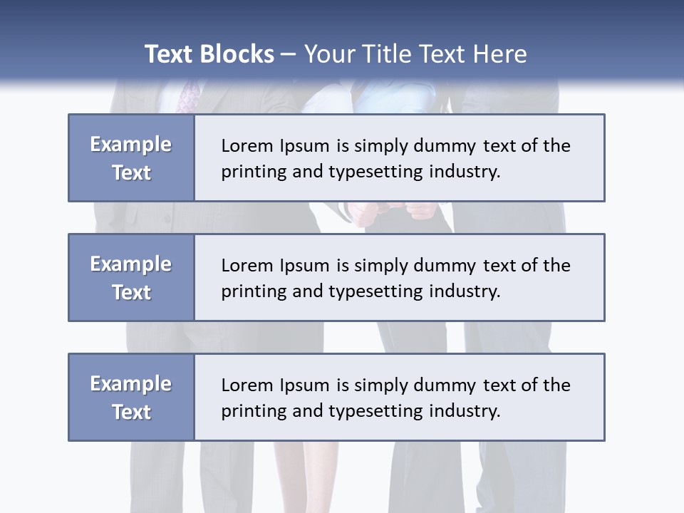 Gesture Businessman Teamwork PowerPoint Template