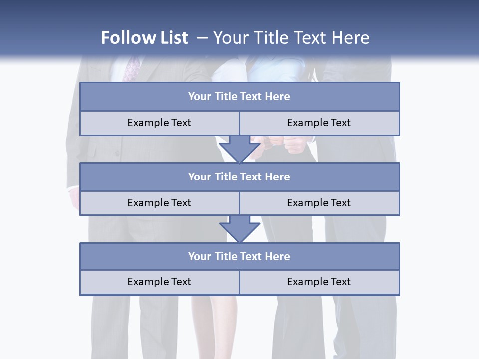 Gesture Businessman Teamwork PowerPoint Template