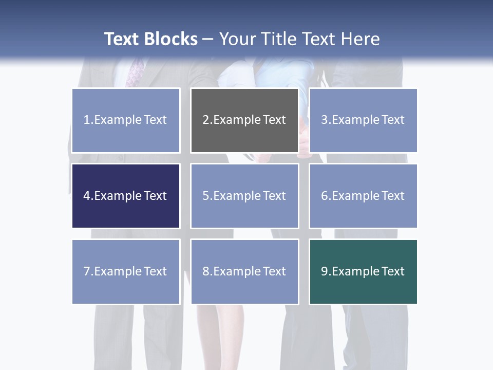 Gesture Businessman Teamwork PowerPoint Template