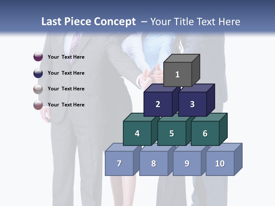 Gesture Businessman Teamwork PowerPoint Template