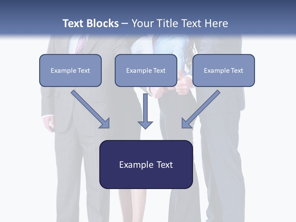 Gesture Businessman Teamwork PowerPoint Template