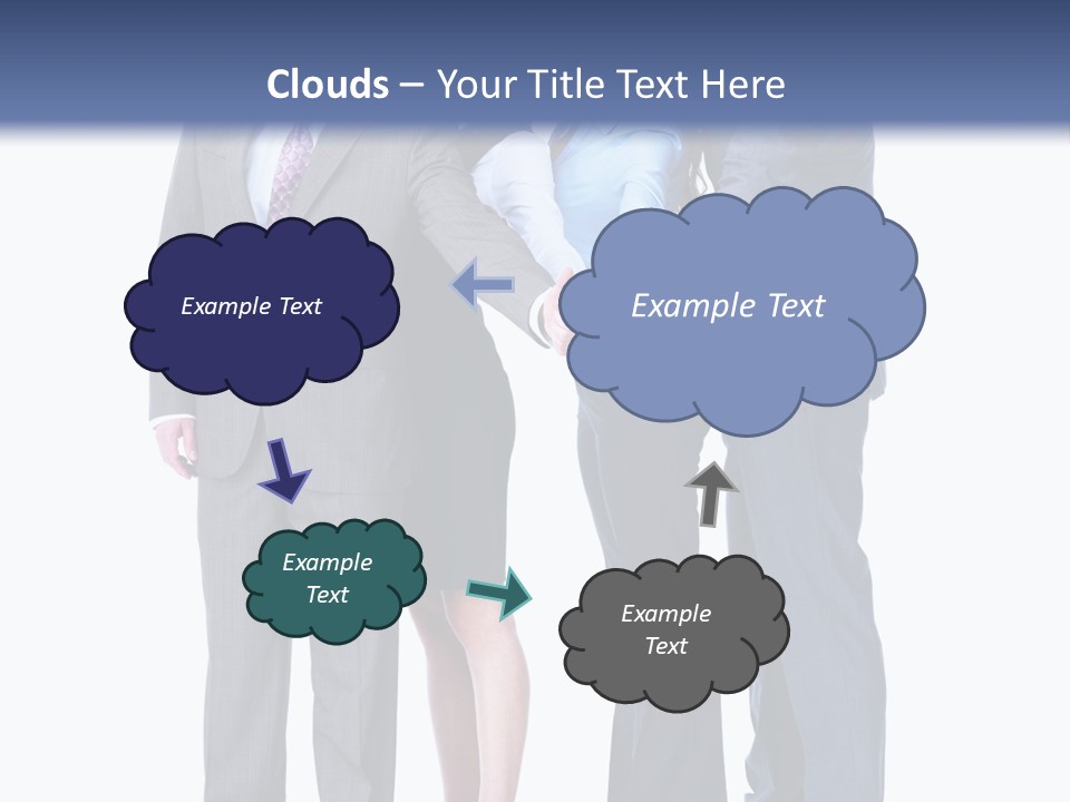 Gesture Businessman Teamwork PowerPoint Template
