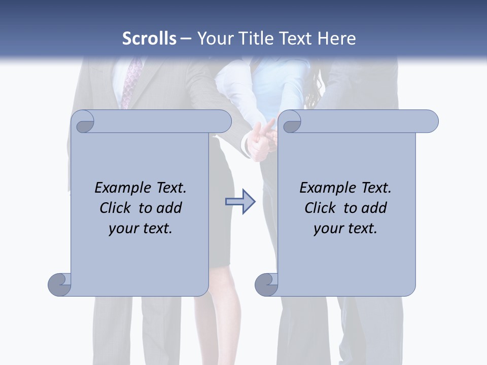 Gesture Businessman Teamwork PowerPoint Template