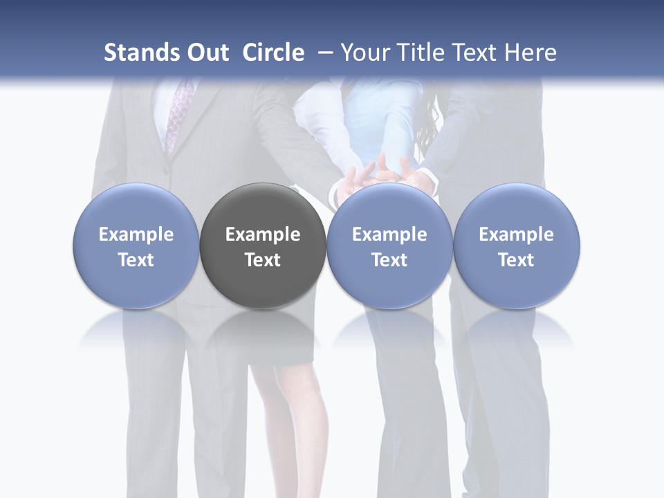 Gesture Businessman Teamwork PowerPoint Template