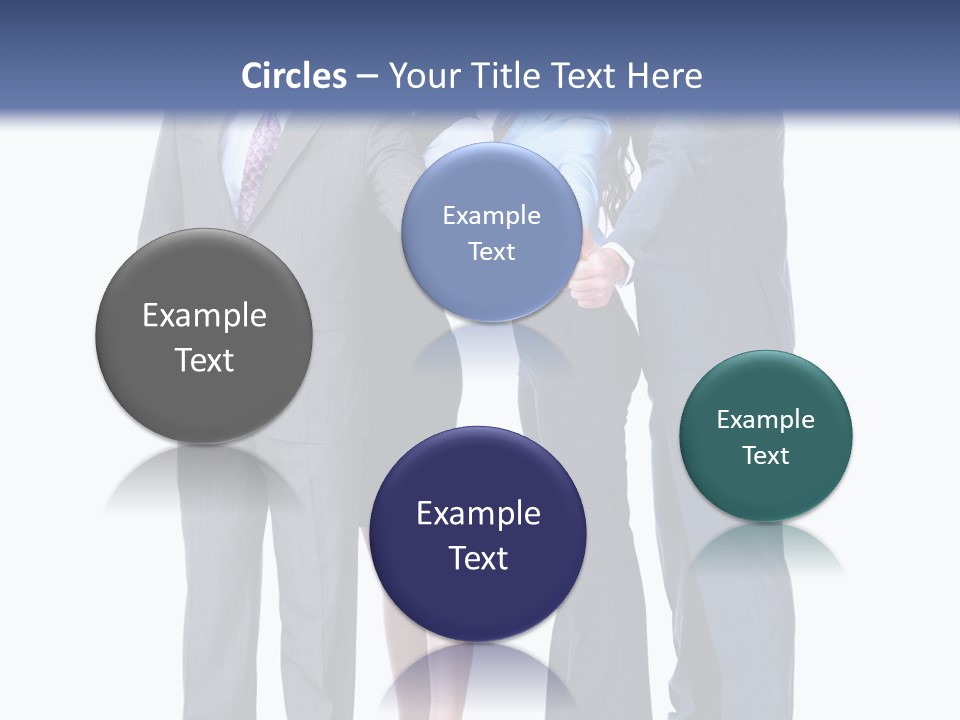 Gesture Businessman Teamwork PowerPoint Template