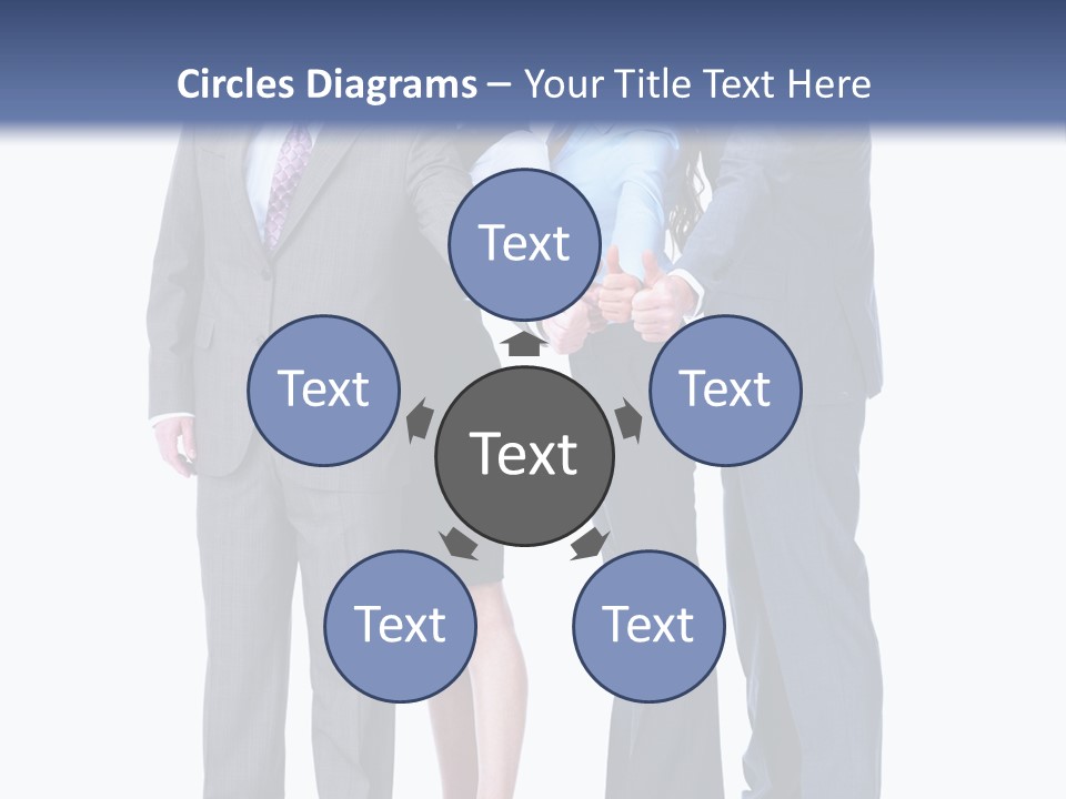 Gesture Businessman Teamwork PowerPoint Template